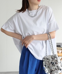 【USAコットン】ビッグシルエットチュニックTシャツ