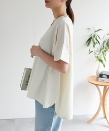【USAコットン】ビッグシルエットチュニックTシャツ