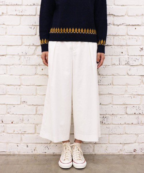 PANTS...（パンツ）の「【Ciaopanic】コーデュロイワイドガウチョパンツ（その他パンツ・レディース・オフホワイト/ブラック/カーキ/キャメル・MEDIUM/SMALL）」の2枚目の写真