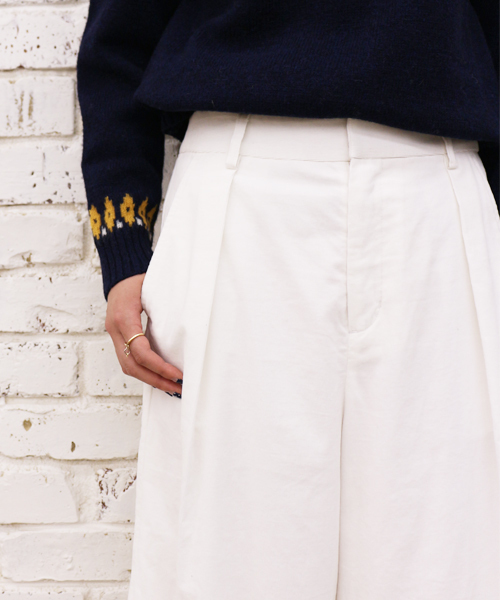 PANTS...（パンツ）の「【Ciaopanic】コーデュロイワイドガウチョパンツ（その他パンツ・レディース・オフホワイト/ブラック/カーキ/キャメル・MEDIUM/SMALL）」の12枚目の写真