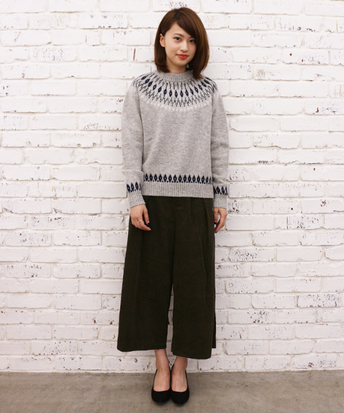 PANTS...（パンツ）の「【Ciaopanic】コーデュロイワイドガウチョパンツ（その他パンツ・レディース・オフホワイト/ブラック/カーキ/キャメル・MEDIUM/SMALL）」の7枚目の写真