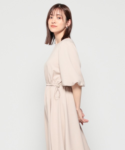 Honeys（ハニーズ）の「ドロスト使いワンピース（ワンピース・レディース・ブラック/ベージュ/ブルー・LL/3L/S/M/L）」の14枚目の写真