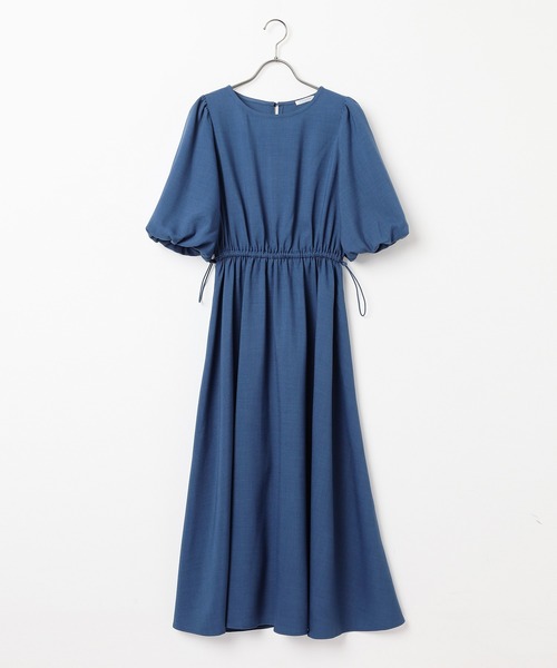 Honeys（ハニーズ）の「ドロスト使いワンピース（ワンピース・レディース・ブラック/ベージュ/ブルー・LL/3L/S/M/L）」の18枚目の写真