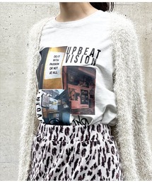 ANAP | ミニ裏毛フォトプリントTシャツ(Tシャツ/カットソー)