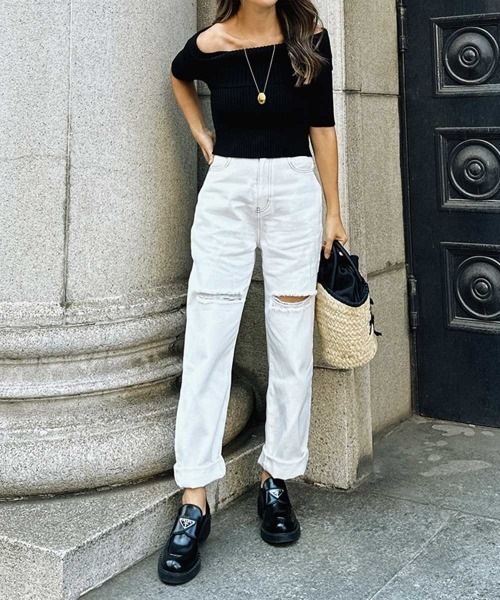 ダメージジーンズ(デニムパンツ)|esutoreja(エストレジャ) ダメージジーンズ(デニムパンツ)|esutoreja(エストレジャ)