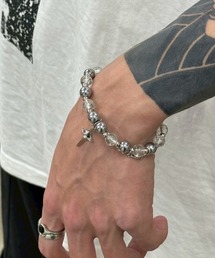 XU（エックスユー）の「【Never mind the XU】galaxy chain bracelet① / 【ネバーマインド ザ エックスユー】ギャラクシーチェーンブレスレットシルバーブレスレット（ブレスレット）」
