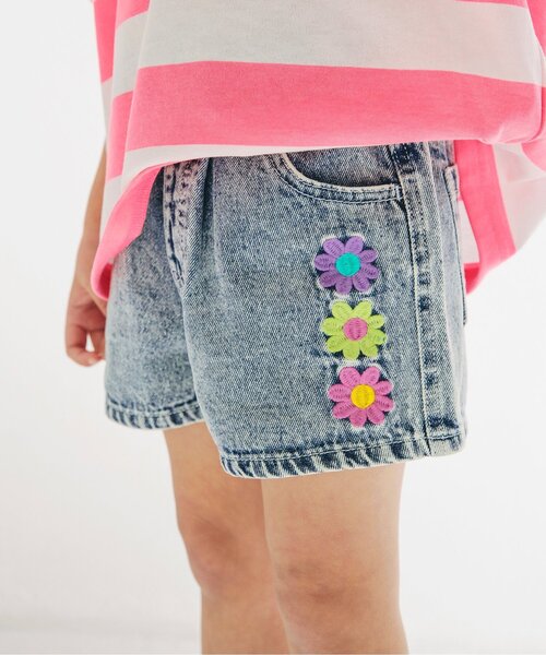 BREEZE（ブリーズ）の「刺繍デニムショートパンツ（デニムパンツ