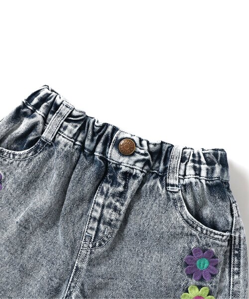 BREEZE(ブリーズ)の「刺繍デニムショートパンツ(デニムパンツ・キッズ・ブルー/ブラック/サックスブルー・80/90/100/110/120/130/140)」の19枚目の写真