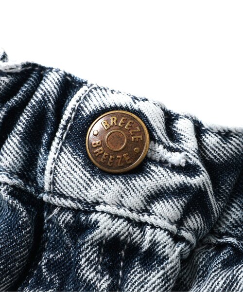 BREEZE(ブリーズ)の「刺繍デニムショートパンツ(デニムパンツ・キッズ・ブルー/ブラック/サックスブルー・80/90/100/110/120/130/140)」の20枚目の写真