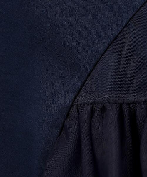OPAQUE.CLIP(オペークドットクリップ)の「◆チュールドッキングティアードカットソー【洗濯機洗い可】(Tシャツ/カットソー・レディース・ブラック/ホワイト/ネイビー・36/40/38)」の11枚目の写真