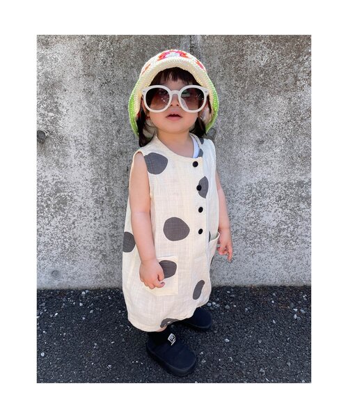 BREEZE（ブリーズ）の「クロシェ編みハット（ハット・キッズ・オフホワイト/ベージュ・48/58/54/50）」の10枚目の写真