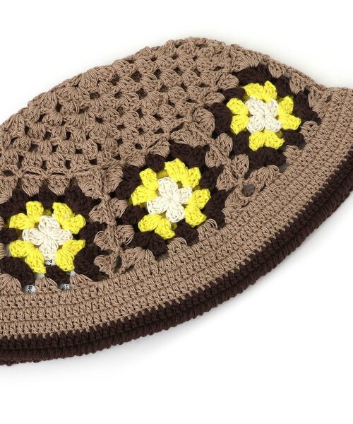 BREEZE（ブリーズ）の「クロシェ編みハット（ハット・キッズ・オフホワイト/ベージュ・48/58/54/50）」の7枚目の写真