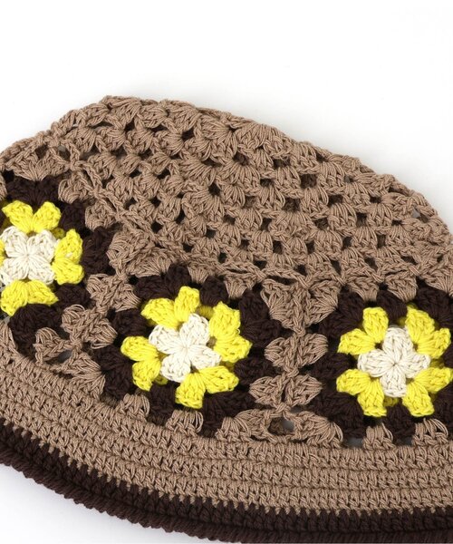 BREEZE（ブリーズ）の「クロシェ編みハット（ハット・キッズ・オフホワイト/ベージュ・48/58/54/50）」の8枚目の写真