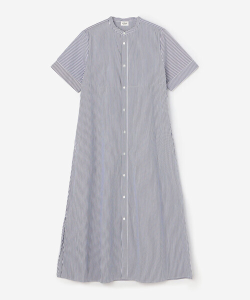 【新品】LE GLAZIK ルグラジック シャツワンピース ブルー サックス LE GLAZIK(ルグラジック) ブザムシャツワンピース【WOMENS