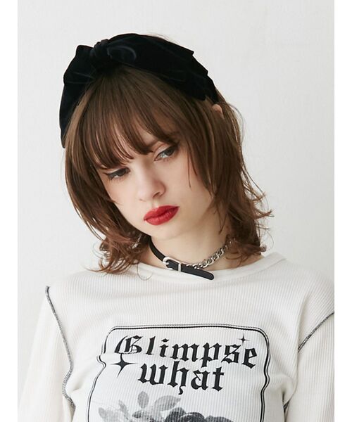 jouetie（ジュエティ）の「ベルトチェーンチョーカー（チョーカー・レディース・ブラック/アイボリー・FREE）」の9枚目の写真