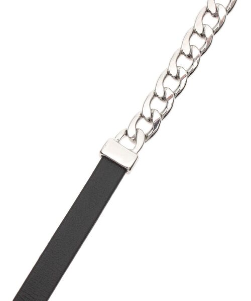 jouetie（ジュエティ）の「ベルトチェーンチョーカー（チョーカー・レディース・ブラック/アイボリー・FREE）」の11枚目の写真