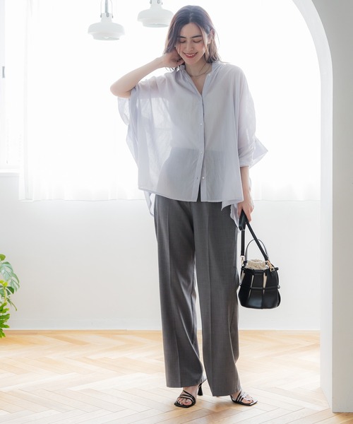 coca(coca)(コカ)の「エステルサージストレッチスラックス(スラックス・レディース・チャコール/グレー・L/M/S)」の11枚目の写真