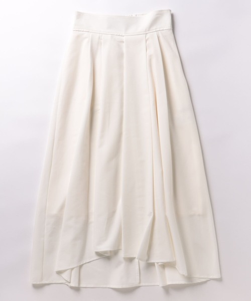 SWINGLE（スウィングル）の「配色リボンデザインタックフレアスカート（スカート・レディース・ライトベージュ/ブラック/レッド・FREE）」の9枚目の写真