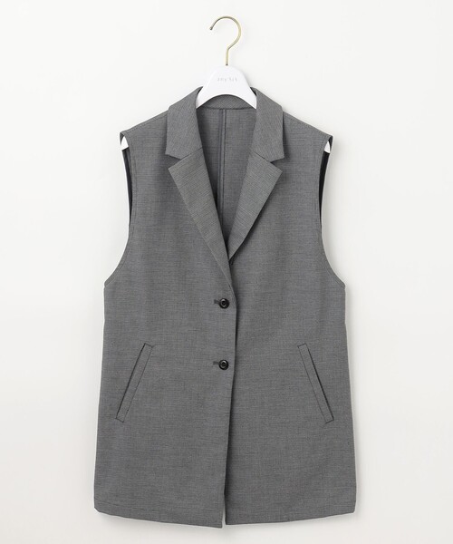 ANY SIS（エニィスィス）の「ドライタッチクール ジレ（その他アウター・レディース・ブラック系/ベージュ系/グレー系3・2）」の11枚目の写真