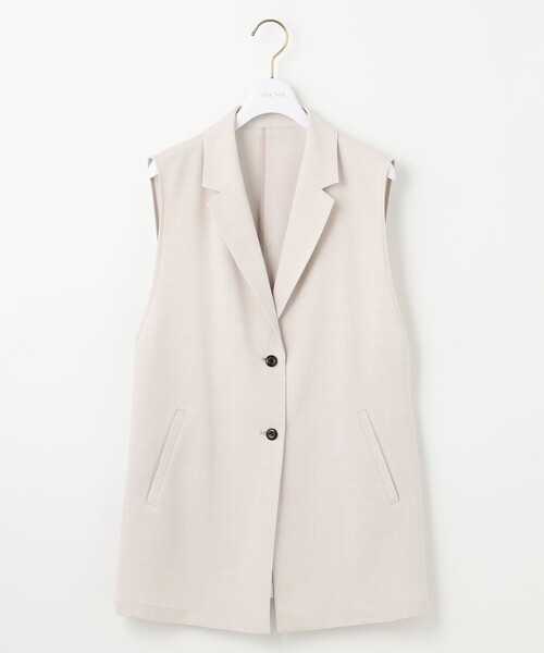 ANY SIS（エニィスィス）の「ドライタッチクール ジレ（その他アウター・レディース・ブラック系/ベージュ系/グレー系3・2）」の13枚目の写真