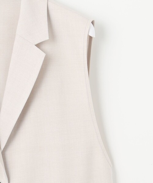 ANY SIS（エニィスィス）の「ドライタッチクール ジレ（その他アウター・レディース・ブラック系/ベージュ系/グレー系3・2）」の16枚目の写真