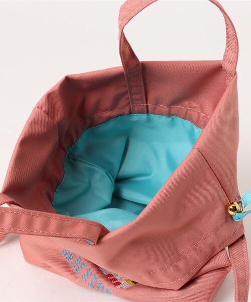 カヤ(カヤ)の「【カヤ】交差縫い巾着ショルダーバッグ(ショルダーバッグ・レディース・グリーン/ブラック系その他/ネイビー/ピンク/レッド/ホワイト・FREE)」の9枚目の写真