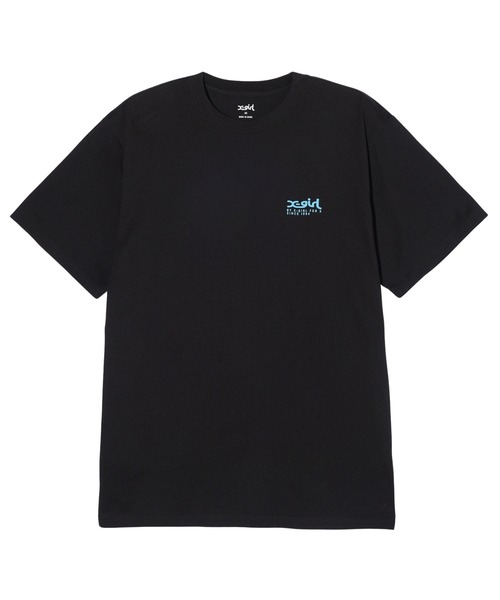 X-girl（エックスガール）の「X-girl VARIOUS LOGOS S/S TEE（Tシャツ/カットソー・レディース・ブラック/ホワイト/ネイビー・S/M/L/XL）」の6枚目の写真
