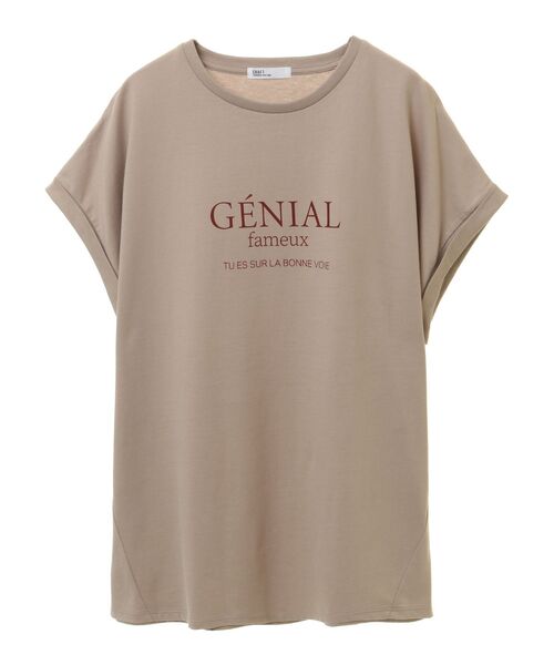 CRAFT STANDARD BOUTIQUE(クラフトスタンダードブティック)の「GENIALプリントプルオーバー(Tシャツ/カットソー・レディース・ブラウン/オフホワイト/サックスブルー/ブラック・FREE)」の17枚目の写真
