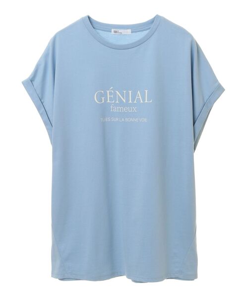 CRAFT STANDARD BOUTIQUE(クラフトスタンダードブティック)の「GENIALプリントプルオーバー(Tシャツ/カットソー・レディース・ブラウン/オフホワイト/サックスブルー/ブラック・FREE)」の18枚目の写真