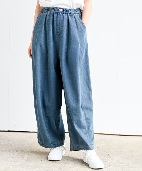デニムバルーンパンツ main image 1
