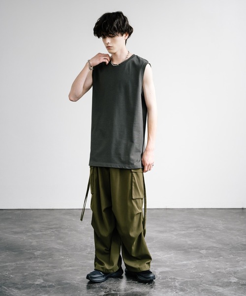 CONP 2024AW カクテルグラスプリント ダークグレー長袖トップス Upscape Audience アップスケープオーディエンス 日本製 国産