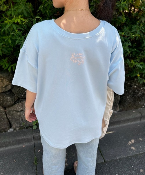 sandlessmoon（サンドレスムーン）の「THE SPIRITUAL MOON CLUB Tシャツ（Tシャツ/カットソー・レディース・ブラック/サックスブルー・FREE）」の8枚目の写真