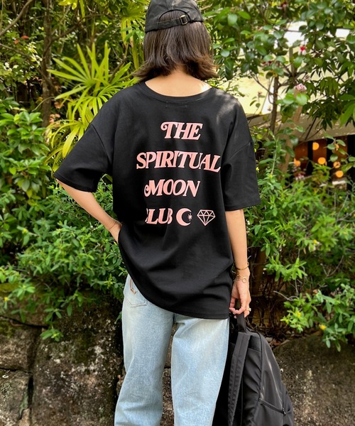sandlessmoon（サンドレスムーン）の「THE SPIRITUAL MOON CLUB Tシャツ（Tシャツ/カットソー・レディース・ブラック/サックスブルー・FREE）」の14枚目の写真