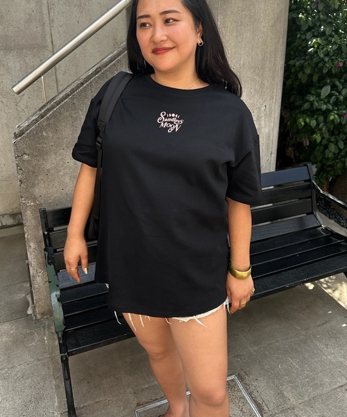 sandlessmoon（サンドレスムーン）の「THE SPIRITUAL MOON CLUB Tシャツ（Tシャツ/カットソー・レディース・ブラック/サックスブルー・FREE）」の16枚目の写真