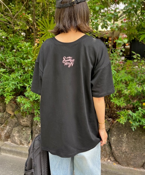 sandlessmoon（サンドレスムーン）の「THE SPIRITUAL MOON CLUB Tシャツ（Tシャツ/カットソー・レディース・ブラック/サックスブルー・FREE）」の12枚目の写真
