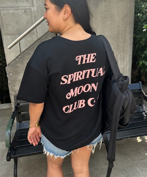 sandlessmoon（サンドレスムーン）の「THE SPIRITUAL MOON CLUB Tシャツ（Tシャツ/カットソー・レディース・ブラック/サックスブルー・FREE）」の17枚目の写真