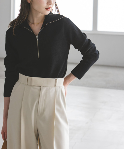 Noble（ノーブル）の「ドライバーズジップニット（ニット/セーター