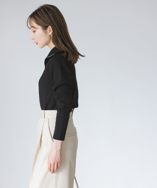 Noble（ノーブル）の「ドライバーズジップニット（ニット/セーター