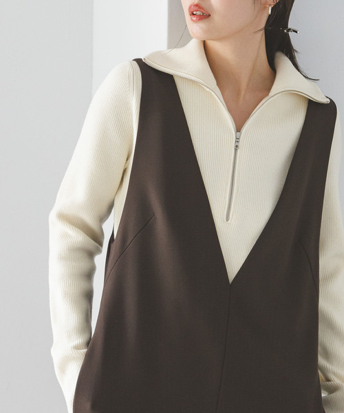 Noble（ノーブル）の「ドライバーズジップニット（ニット/セーター