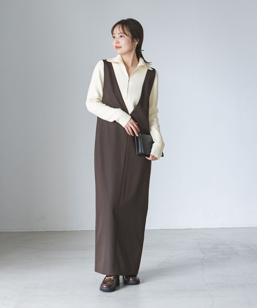 Noble（ノーブル）の「ドライバーズジップニット（ニット/セーター