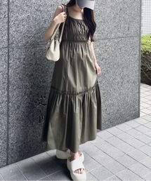 clear | 無地柄アソート肩リボンキャミワンピース≪2024SS新作≫(ワンピース)