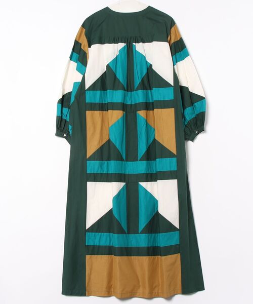 ワンピース SaraMallika Triangle Patchwork Dress sara mallika（サラ マリカ）の「CTN TRIANGLE PATCHWORK DRESS