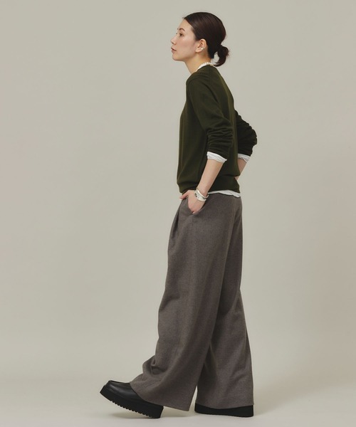 Curensology（カレンソロジー）の「Curensology(カレンソロジー)/ウールトップツィードパンツ（その他パンツ・レディース・ネイビー/グレー・36/38）」の21枚目の写真