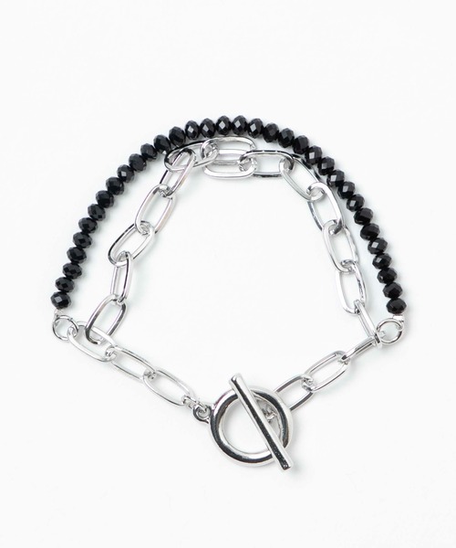Figments（フィグメンツ）の「チェーン&ストーンブレス（ブレスレット・レディース・シルバー・FREE）」の3枚目の写真