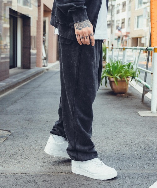 Subciety（サブサエティ）の「PIGMENT SWEAT PANTS-G.I SIGN-（スウェットパンツ・メンズ・ブラック/チャコール/カーキ・XX-LARGE/X-LARGE/LARGE/MEDIUM/SMALL）」の15枚目の写真