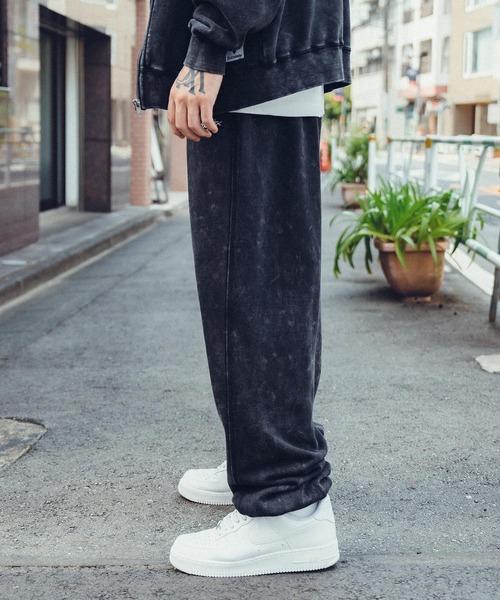 Subciety（サブサエティ）の「PIGMENT SWEAT PANTS-G.I SIGN-（スウェットパンツ・メンズ・ブラック/チャコール/カーキ・XX-LARGE/X-LARGE/LARGE/MEDIUM/SMALL）」の13枚目の写真