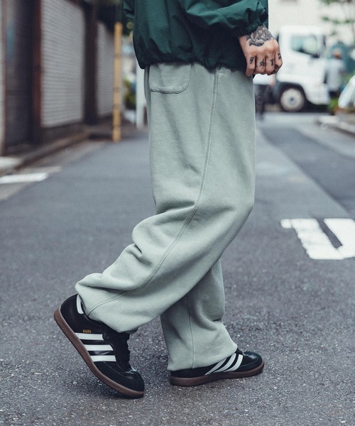 Subciety（サブサエティ）の「PIGMENT SWEAT PANTS-G.I SIGN-（スウェットパンツ・メンズ・ブラック/チャコール/カーキ・XX-LARGE/X-LARGE/LARGE/MEDIUM/SMALL）」の6枚目の写真