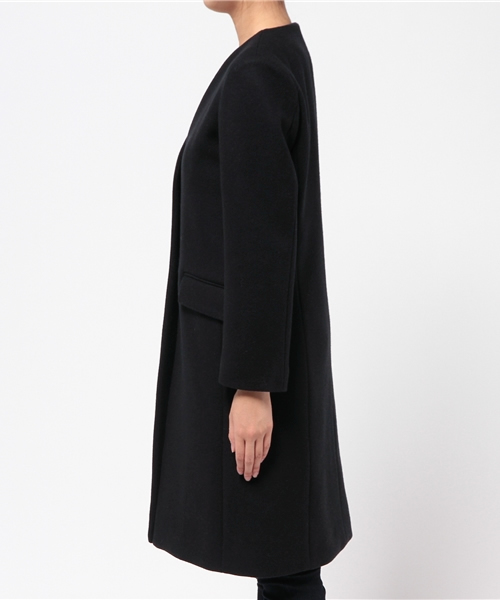 Whim Gazette（ウィムガゼット）の「カシミヤ平二重織メルトンコート