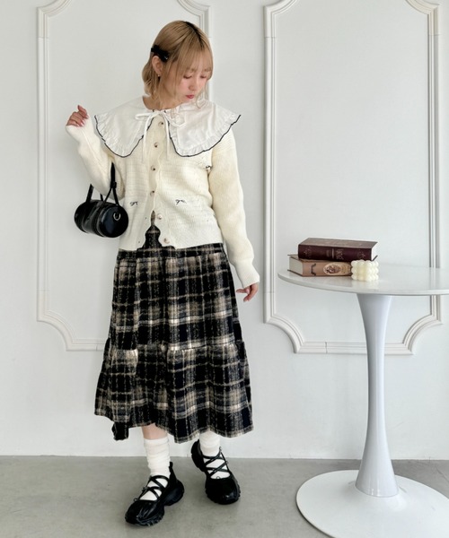【関税込み】Ann Demeulemeester ミディアムスカート 新品 定価145750円 アンドゥムルメステール シフォン スカート