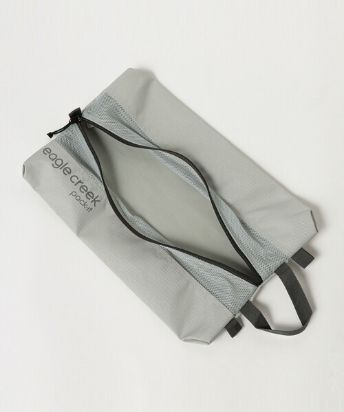 EagleCreek（イーグルクリーク）の「Eagle Creek / Pack-It Reveal Shoe Sack（ポーチ・レディース・ブラック/グレー・ONE SIZE）」の7枚目の写真